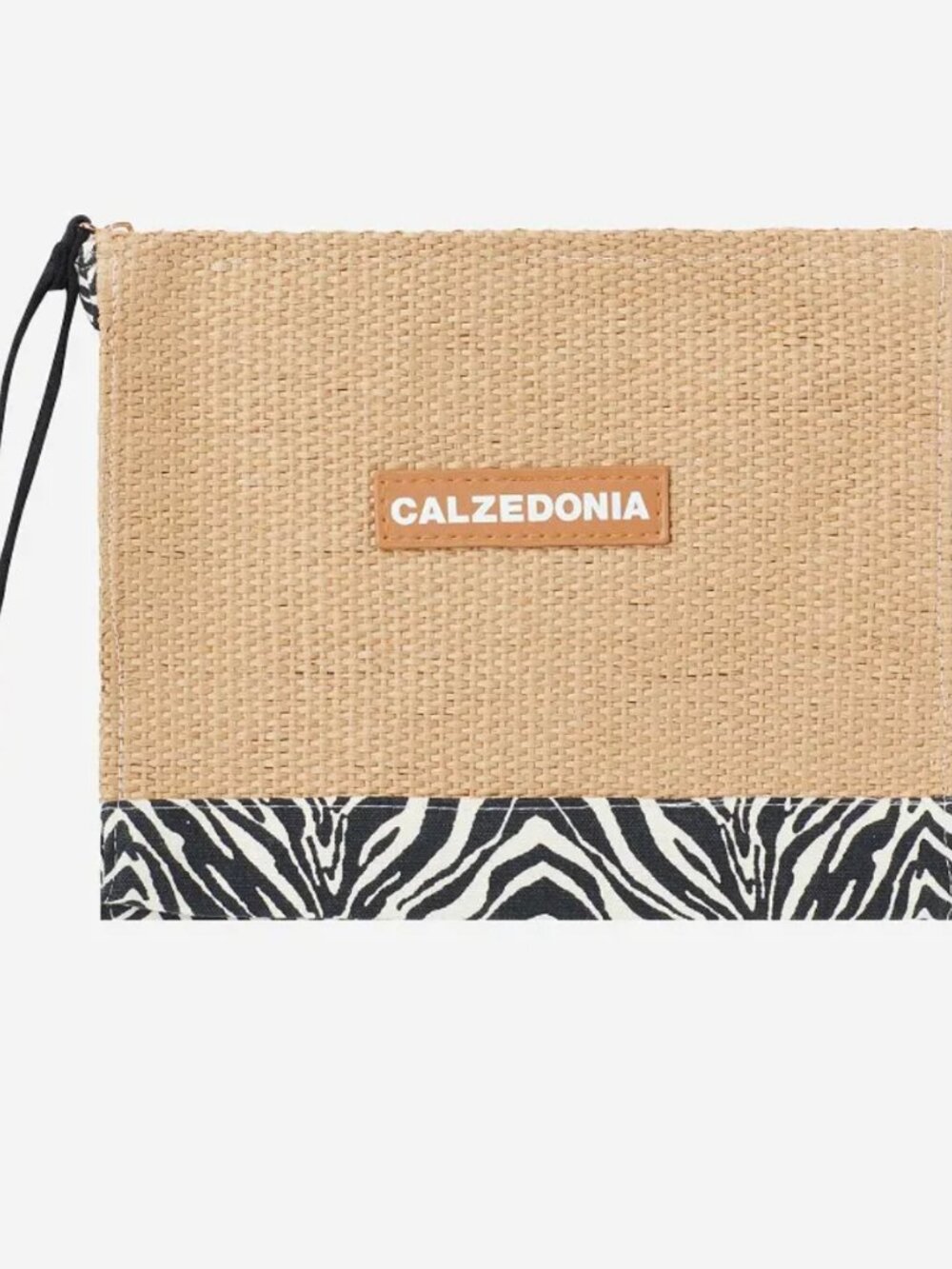 Calzedonia Beachwear Zebra Print Cosmetic Bag Pouch